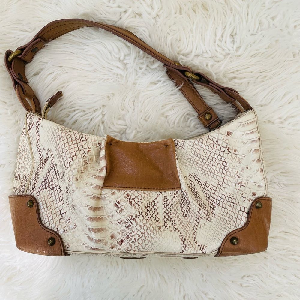 Jessica Simpson Faux Snake shoulder bag